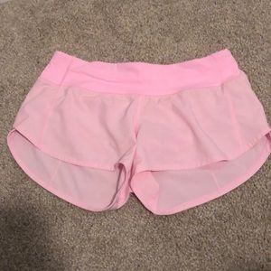 lululemon Speed Up Short 2.5” - Pink